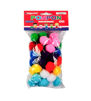 Bigpoint Ponpon 3 cm 10 Renk / 50'li Poşet