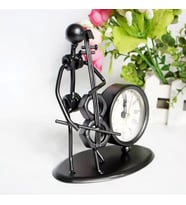 Masa Üstü Saat Metal Müzisyen Saat EV-OFİS-ODA 15*12 Cm