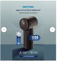 NEUTRON Şarjlı Tüy Temizleme Makinası, Tüy Temizleyici, Tüy Toplama Cihazı (YENİ
