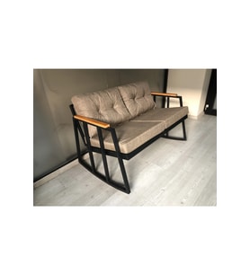 2'li Sallanan Sandalye Tv Koltuğu Kafe-balkon-mutfak-berjer-ofis Sallanır Çiftli Koltuk