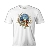 A Frog in front of a Mirror Beyaz Erkek Tshirt