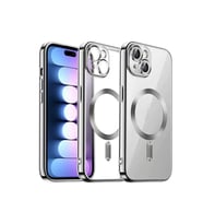 Mey İthalat® iPhone 15 Kılıf Kross Magneticsafe Kapak - Titan Gri