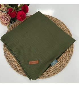 Bonjela Soft Krinkıl Eşarp Yeşil NSY0207