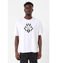 Jujutsu Kaisen Anime Sukuna Ryomen Unleash Beyaz Erkek Oversize Tshirt