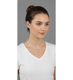 925 ayar papatya silver binbir gece kolye.doricalı nazar kolye.göz kolye.rose,gold,rodaj