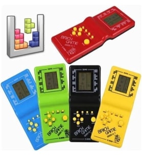 El Atarisi Tetris Oyun Konsolu Nostaljik Oyuncak Brick Game 9999 Oyunlu