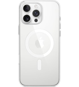 iPhone 16 Pro Max için MagSafe özellikli Şeffaf Kılıf Teşhir