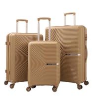 MÇS 3lü Set Kırılmaz Silikon Seyahat Valizi Bavulu V374