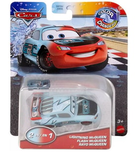 Disney Pixar Cars Color Changers GRC Lightning McQueen (1/55) Renk Değiştiren Araçlar
