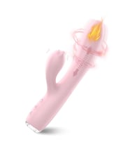 Romance of Spring Şarjlı Isıtmalı Titreşimli İleri Geri Hareketli 3 in 1 Rabbit Vibratör