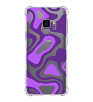 Samsung Galaxy S9  Köşe Korumalı Antişok Kapak Renkli Desen Tasarımlı Şeffaf Silikon Kılıf