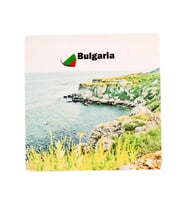 Bulgaristan Temalı Ahşap Bardak Altlığı (Çok Renkli)
