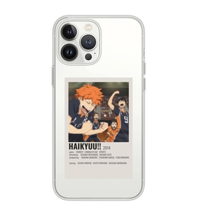 Iphone 15 Pro Uyumlu Haikyuu!! Poster Tasarımlı Şeffaf Telefon Kılıfı