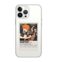 Iphone 15 Pro Uyumlu Haikyuu!! Poster Tasarımlı Şeffaf Telefon Kılıfı
