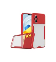 Xiaomi Poco M5 Kılıf Platin Silikon - Kırmızı