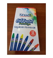 12'li Pastel Boya (Krem)