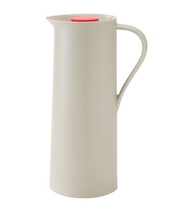 Termos Bej-Nar Çiçeği MeridyenDukkan 1 lt 30 cm Termos Kulplu (Krem)