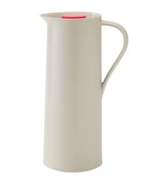 Termos Bej-Nar Çiçeği MeridyenDukkan 1 lt 30 cm Termos Kulplu (Krem)