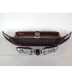 VOLKSWAGEN POLO 2010 - 2014 GTİ PANJUR ORTA IZGARA SETİ