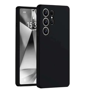 Galaxy S25 Ultra Kılıf Nano içi Kadife Silikon - Siyah