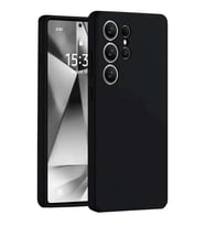 Galaxy S25 Ultra Kılıf Nano içi Kadife Silikon - Siyah
