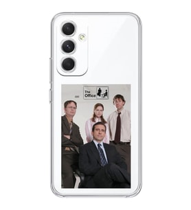 Samsung Galaxy A35 Uyumlu The Office Tasarımlı Şeffaf Telefon Kılıfı