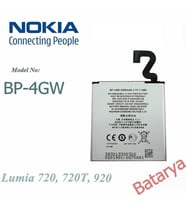 Nokia BP-4GW Batarya Nokia Lumia 720 / 720T / 920 Uyumlu Batarya
