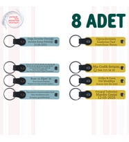 Gök Mavi & Sarı, Kişiye Özgü Mesajlı Deri Hatıra, Matematik Öğretmeninden Öğrencilere Anı 8’li Set