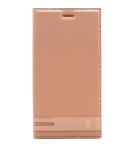 Huawei Y7 Kılıf Elite Kapaklı Kılıf (Gold)