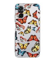 PrintiFy Xiaomi Redmi Note 10S ile Uyumlu Water Color 2  Kamera Korumalı Şeffaf  Kılıf