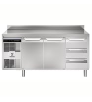 Electrolux Professional EH3H3AAC Endüstriyel S.tezgah,440l,2kapı+3x1/3çekmece,sırt-hd ,710038