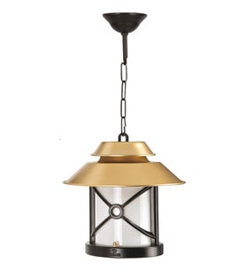 AVONNI BFE-68049-BSA-OP Sarı/Siyah Boyalı Dış Mekan Aydınlatma E27 Aluminyum Polikarbon Cam 30cm