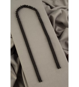 Hematit Doğal Taş Mat Siyah Dikdörtgen Kesim 3x5mm Dizi [AA]
