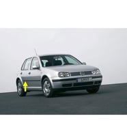 VW Golf 4 1998-2004 Sağ Arka Kapı Çıtası Siyah Plastik 1J4853754D
