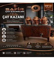 3 GÖZLÜ OFİSTİPİ BAKIR ÇAY KAZANI SADECE ELEKTRİKLİ BAKIR ÇAY SEMAVERİ GÜNEŞ MODEL OFİSTİPİ BAKIR ÇAY OCAĞI KAZANI VİP PLUS