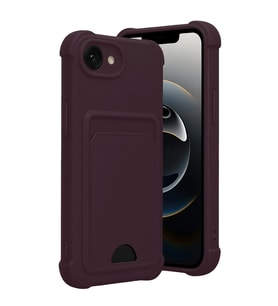 iPhone 16e Kelvin Kartvizitli Silikon - Derin Mor