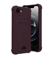 iPhone 16e Kelvin Kartvizitli Silikon - Derin Mor