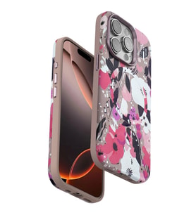 Onegif Apple İphone 14 Pro Flower Series Magsafe Kapak - Pembe