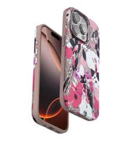 Onegif Apple İphone 14 Pro Flower Series Magsafe Kapak - Pembe