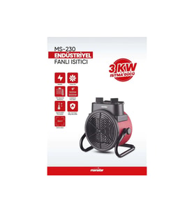 Marsstar MS-230 Endüstriyel Fanlı Isıtıcı