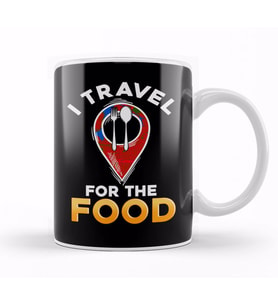 Funny I Travel For The Food Traveling Food Critic Kupa Bardak Porselen