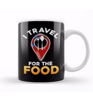 Funny I Travel For The Food Traveling Food Critic Kupa Bardak Porselen