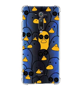 Xiaomi Mi 9T Pro Köşe Korumalı Antişok Kapak Duck Tasarımlı Şeffaf Silikon Kılıf