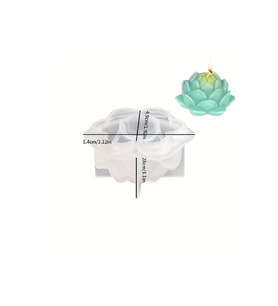 Küç.Lotus Çiçeği no:1 Silikon Kalıp (S873)