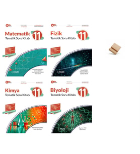 Palme 11. Sınıf Maarif Tematik Matematik Fizik Kimya ve Biyoloji 4lü Sayısal Soru Kitabı + Telefon Standı