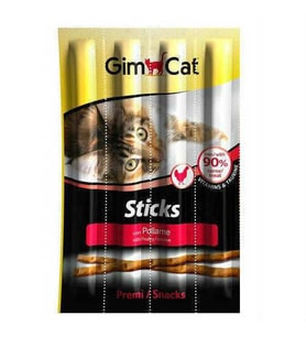 Gimcat Sticks Tavuklu Ciğerli Kedi Ödül Çubukları 4'Lü - 20 Gr