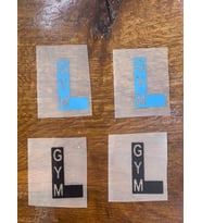 7X2 CM  ÜTÜ İLE YAPIŞAN 4 ADET L HARFİ APLİKE AARMA YAMA BAASKI DİKİŞ HOBİ
