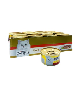 Gourmet Gold Parça Etli Soslu Sığır Etli 85gx12 Adet