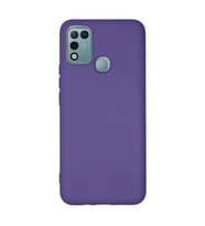 İnfinix Hot 10 Play Kılıf Nano İçi Kadife Silikon - Mor