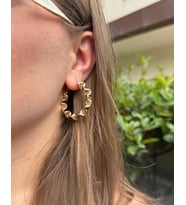 Gold Halka Küpe